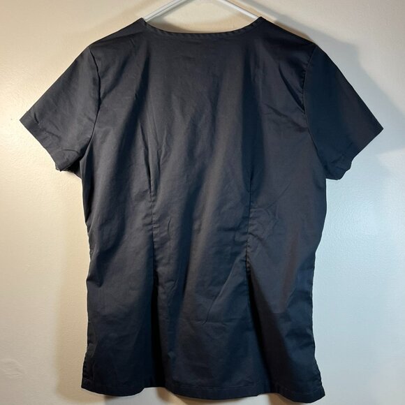 Butter-soft Women's Gray Medium Scrub Tunic - Picture 5 of 5